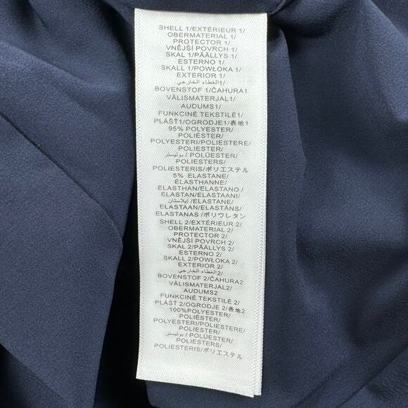 Adrian Mattox Womens Mesh Lace Mermaid Midi Dress Dress Size 10 Ink Navy - Picture 12 of 16